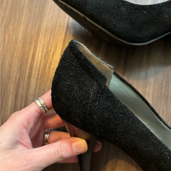 BCBG Black Suede Pumps - Picture 5 of 6